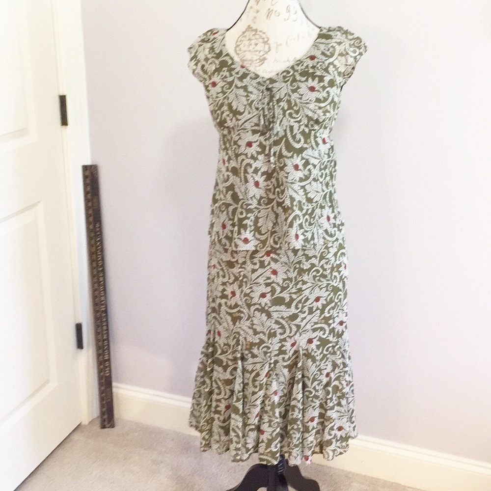 KASPER Floral Skirt Set (Can Be Split Up) Cottagecore Top 8P, skirt 6
